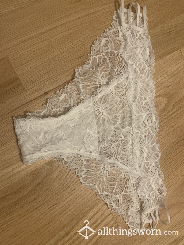 White Lace Panties 🤍