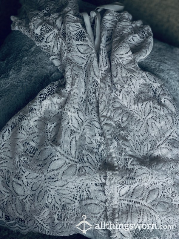 White Lace Sleep Dress