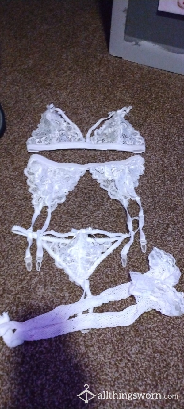 White Lacey  Lingerie
