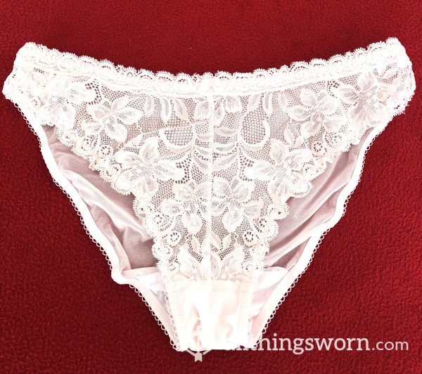 White, Lacy Knickers