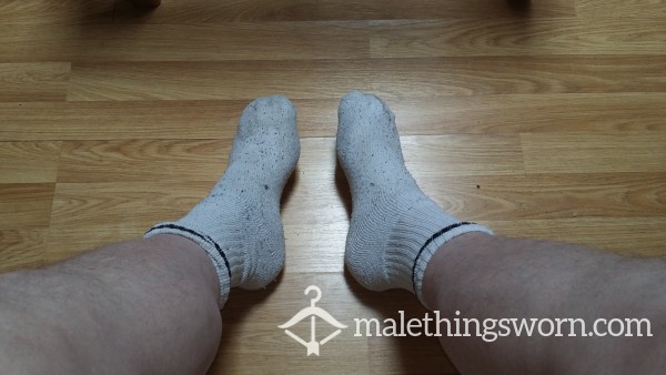 White Men's Used Socks