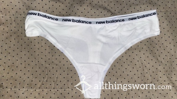 White New Balance Thong
