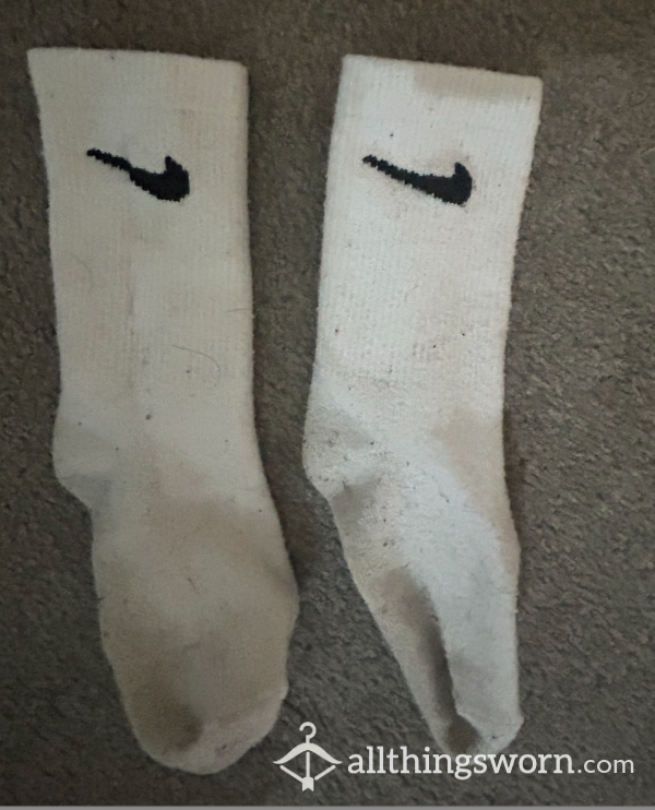White Nike Gym Socks