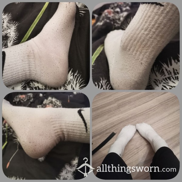White Nike Socks (no Longer White Ha Ha)