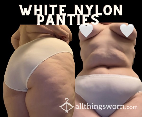 🤍VS ~ White Nylon Panties ~ XL🤍