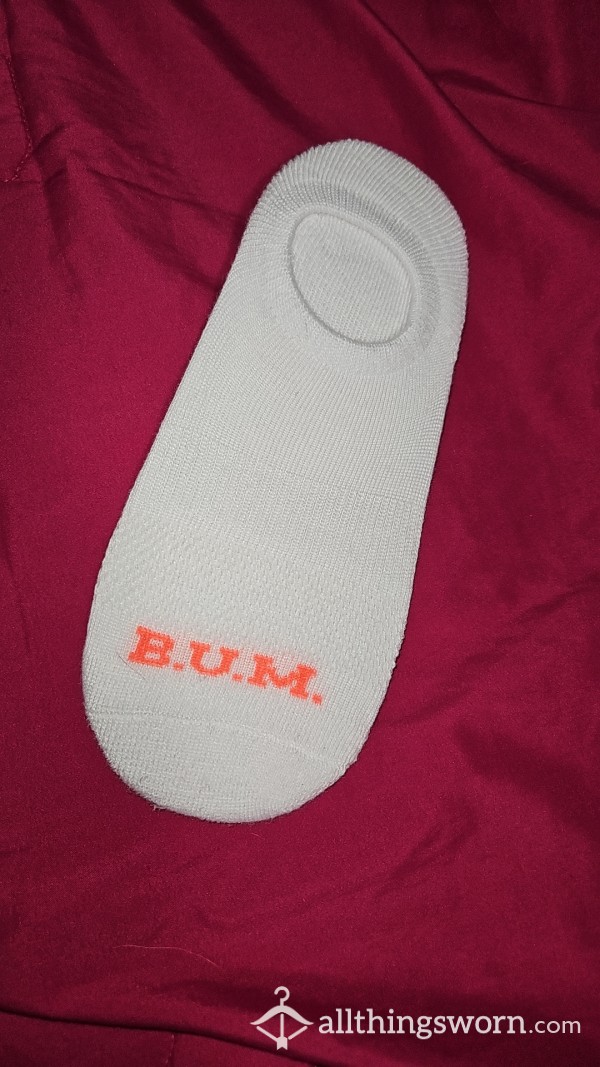 White Orange B.U.M Socks