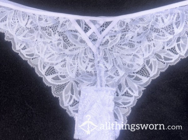 White See Through Lacy Panties