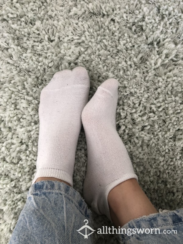 White Smelly Socks With One Free Feet Pic Per Order 😉