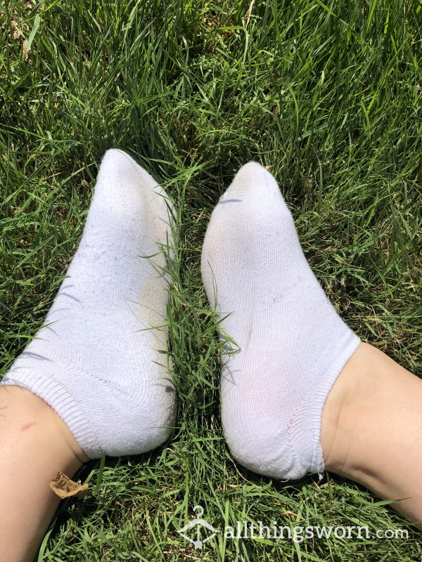 White Socks In The Grass