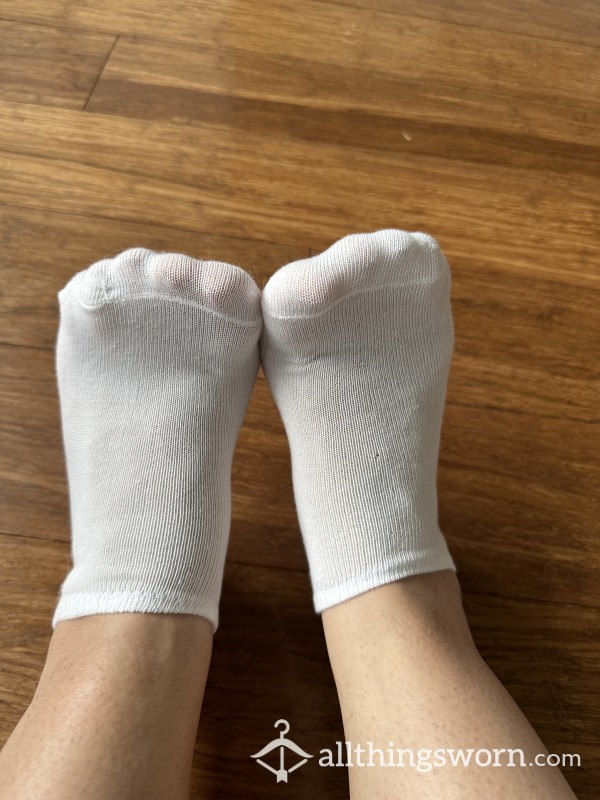 White Socks - Worn For Several Days.