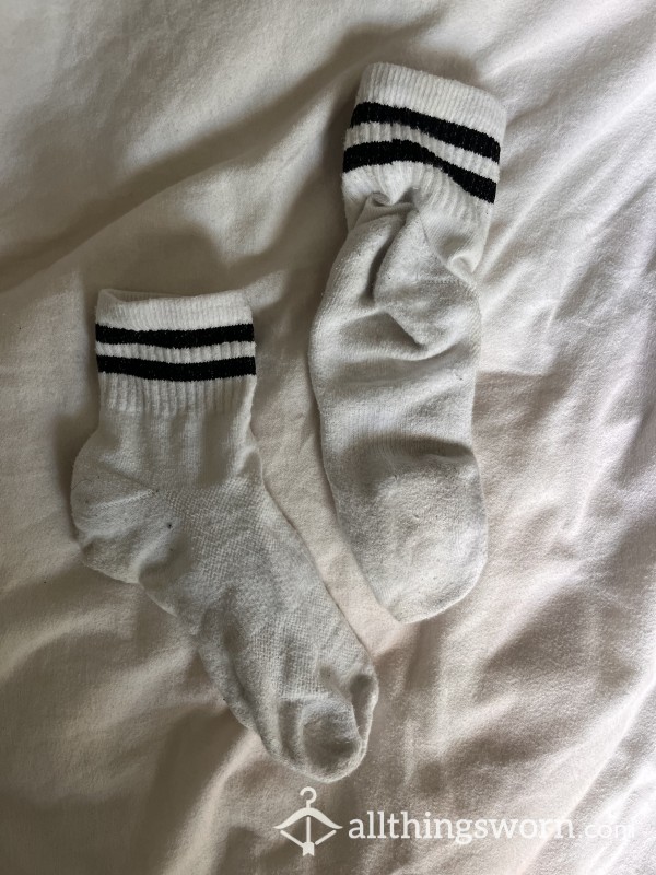 White Sports Socks
