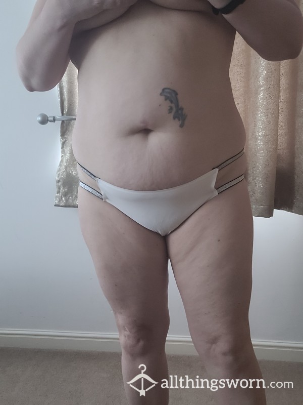 White Strappy Knickers