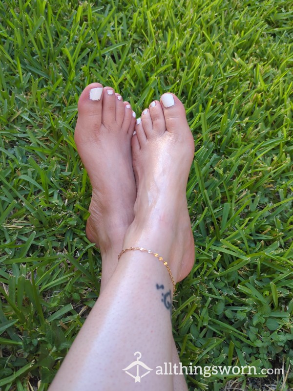 White Toes In The Grass