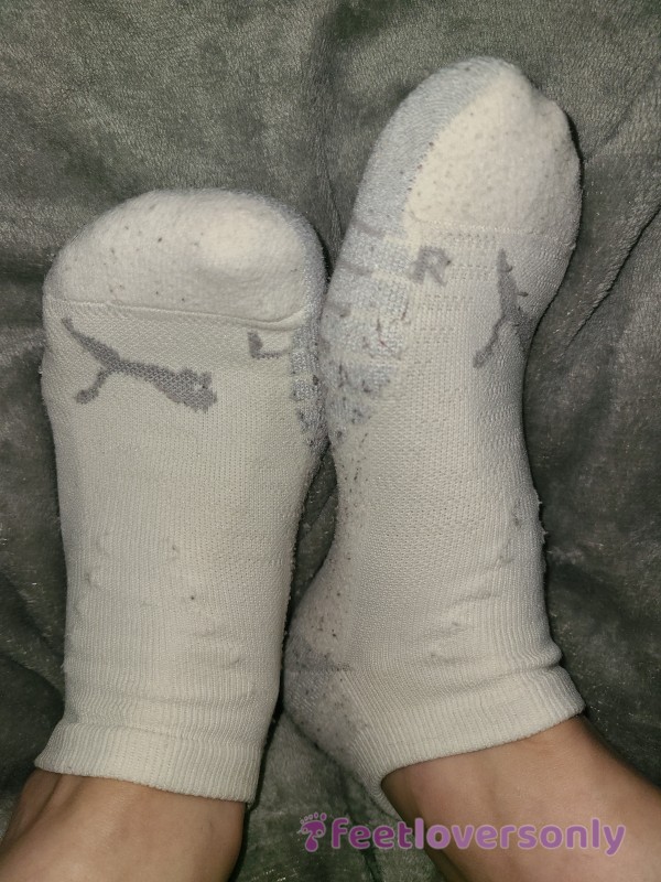 White/Grey PUMA Socks