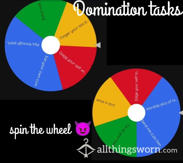 😜😈 Spin The Wheel For Subs & Sissies