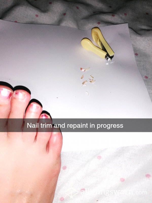 Who's Weak For Nail Trimmings!
