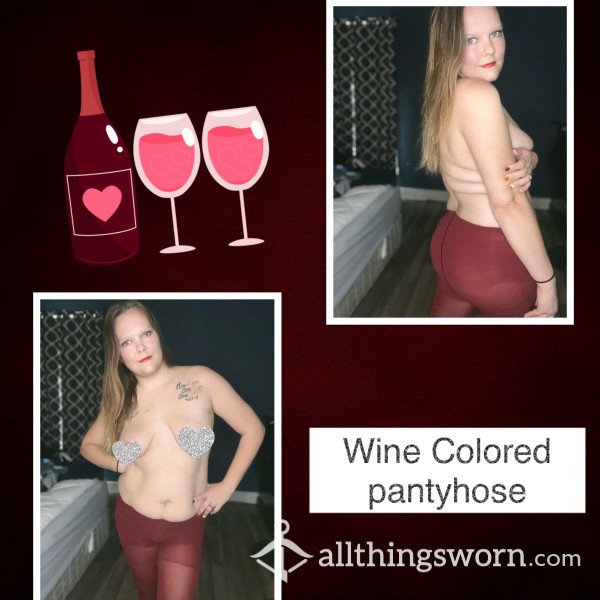 Wine Colored PantyHose
