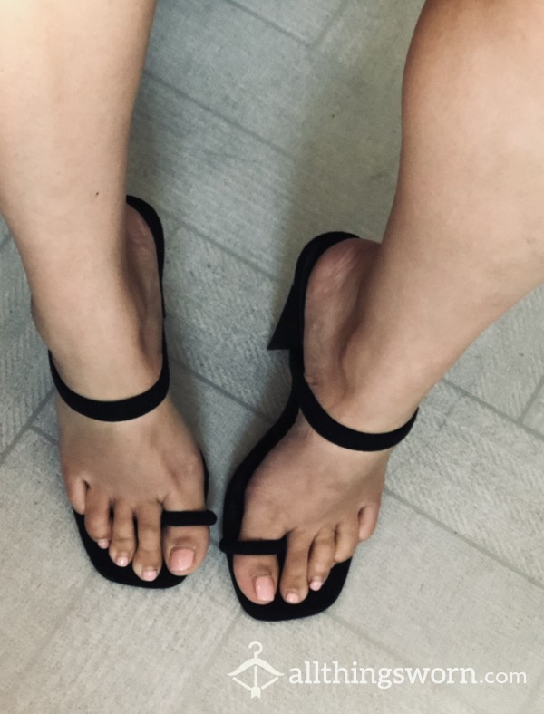 Womens Sandal Toe Heels UK 5