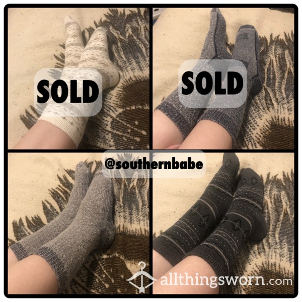 Wool Socks - 5 Days Worn When Odered