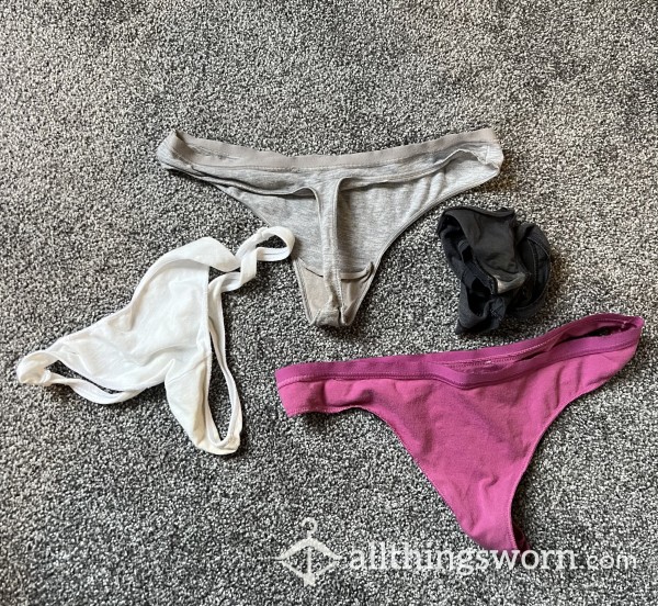 Old Cotton Thongs