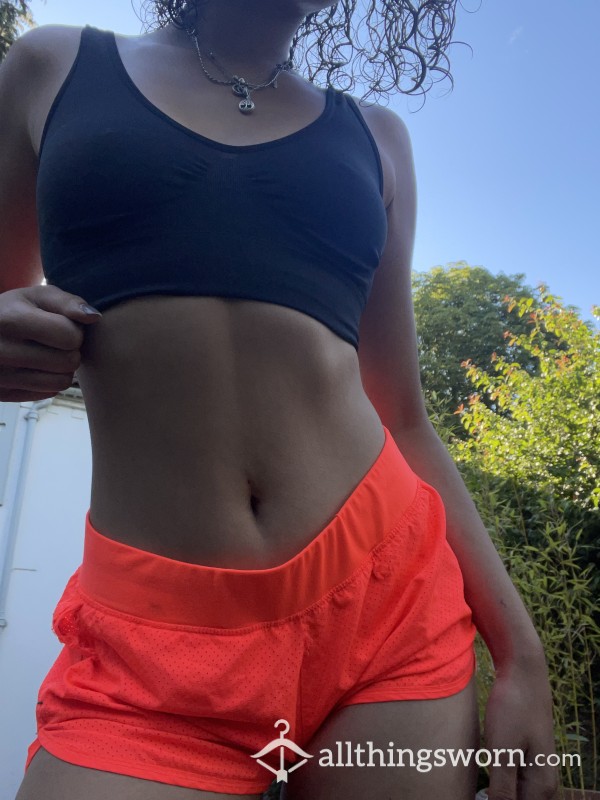 Work Out Orange Neon Shorts