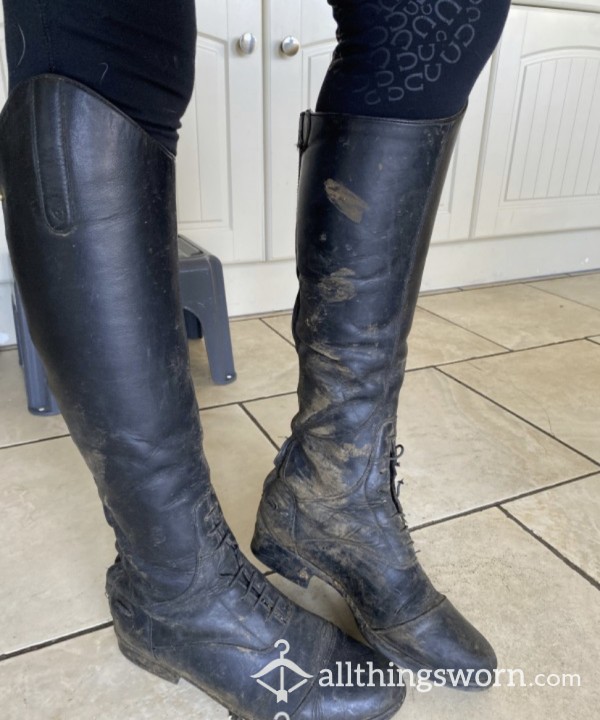 Worn Out Riding Boots