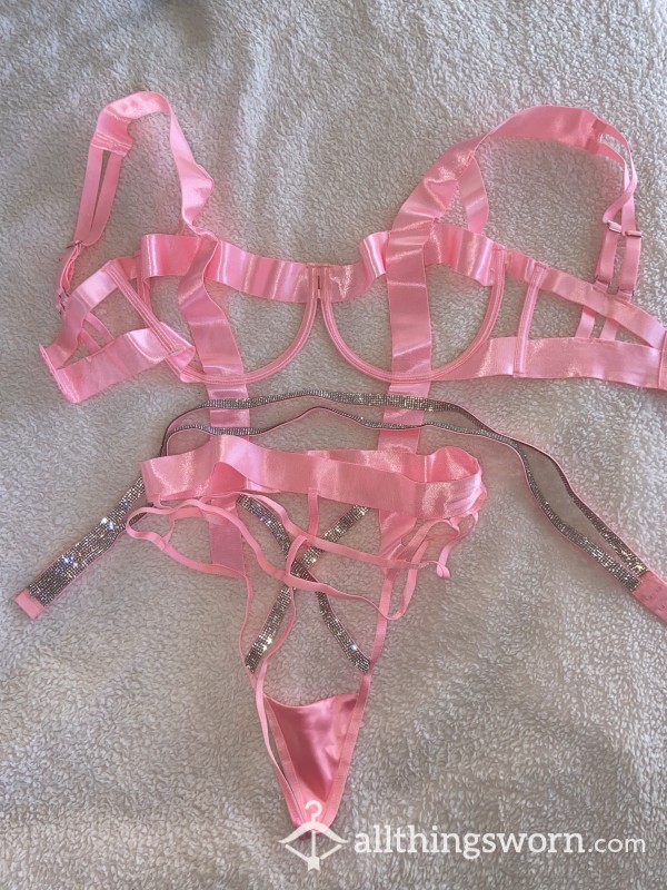 Worn All In One Lingerie Set