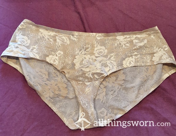 Worn All Night Rose Gold/pink Knickers