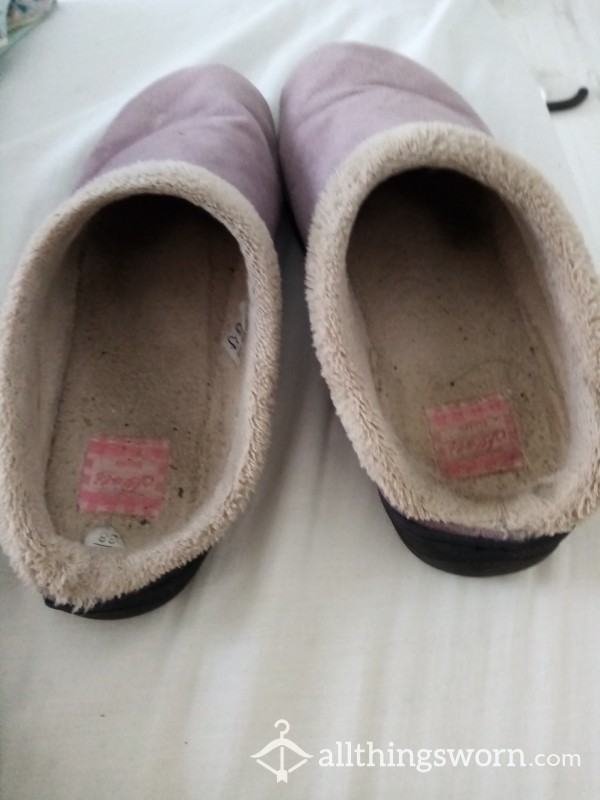 Worn And Dirty Milf Slippers