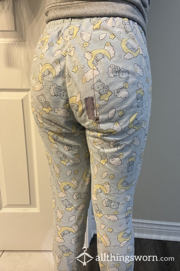 Worn And Tore Care Bear Large PJ Pants