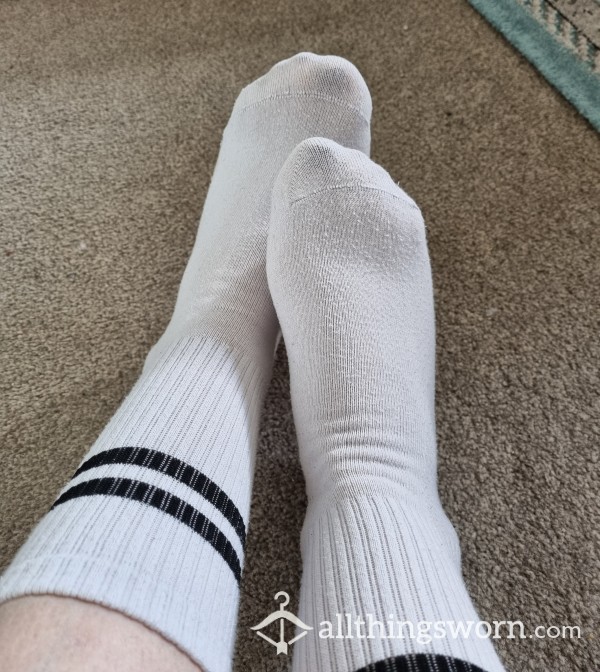 Worn Ankle Sports Socks