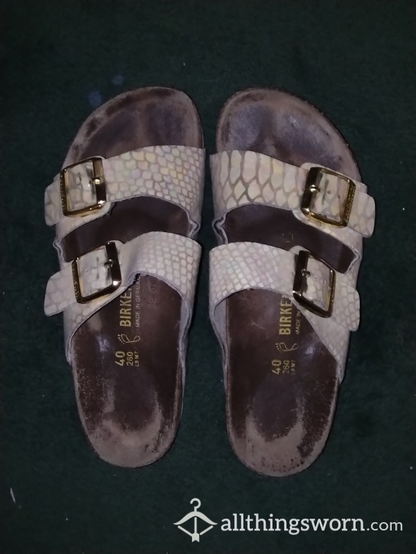 Worn Birkenstock Sandals