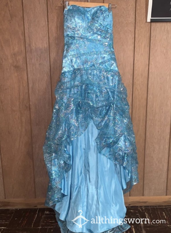 Worn Blue Prom Dress 💙