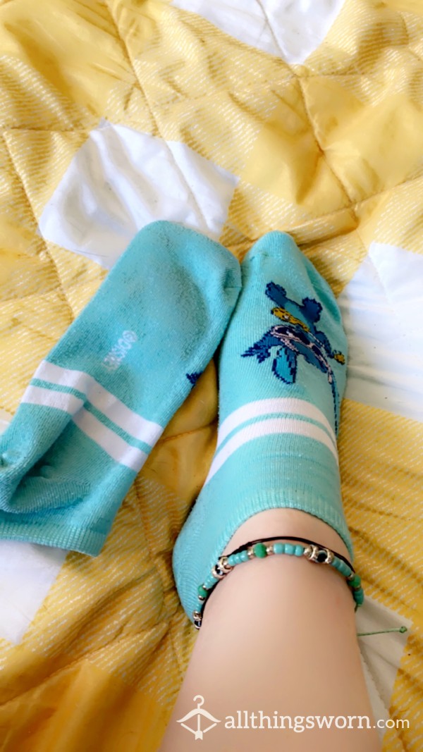 Worn Blue Sock