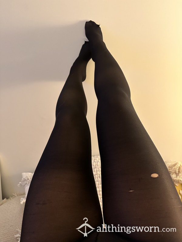 Worn Cabin Crew Stockings From 4 Day Trip