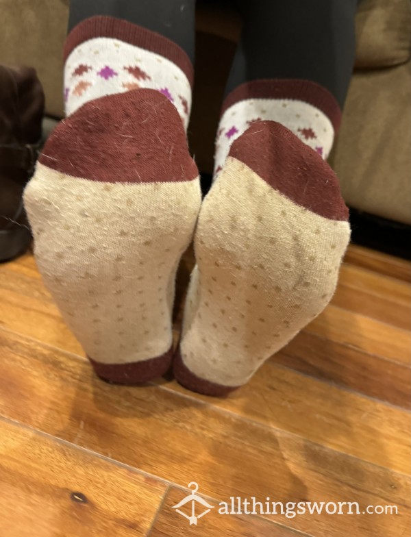 Worn, Calf Length Socks