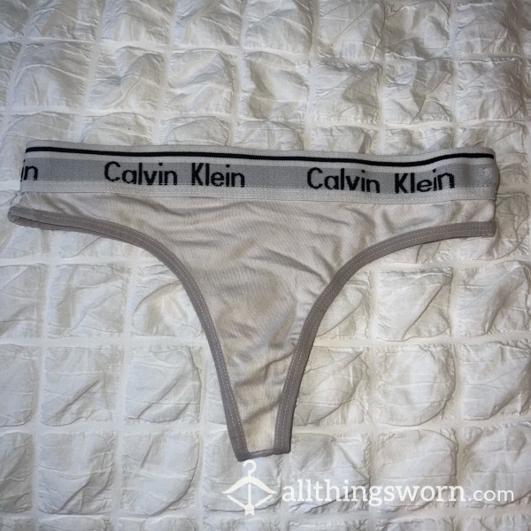 Worn Calvin Klein Panties