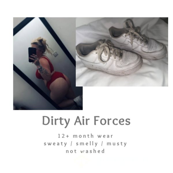 👟WORN DIRTY AIR FORCES BY YOUR FAVOURITE MILF👟