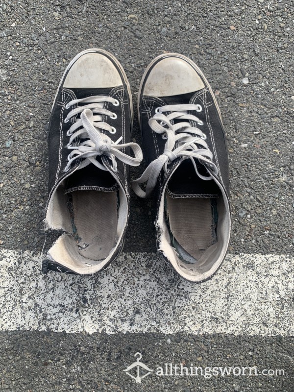 Worn, Dirty Flat Sneakers