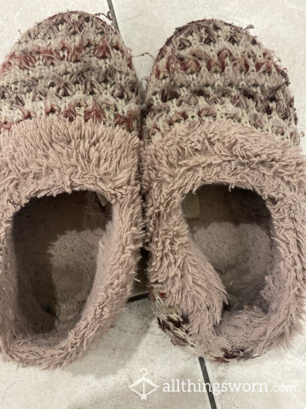 Worn Dirty Slippers
