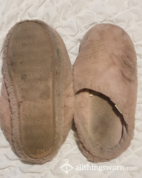 SOLD - Worn, Dirty, Smelly Slippers