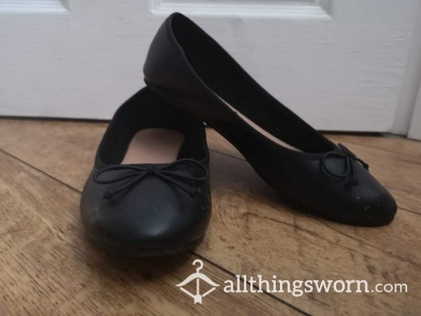 Worn Dolly Shoes