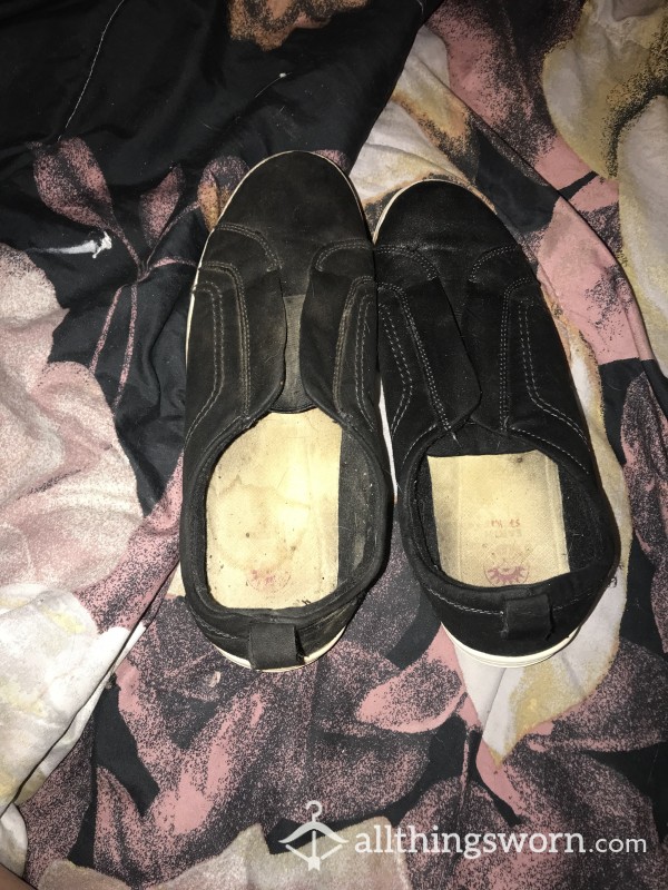 Worn Down Work Shoes