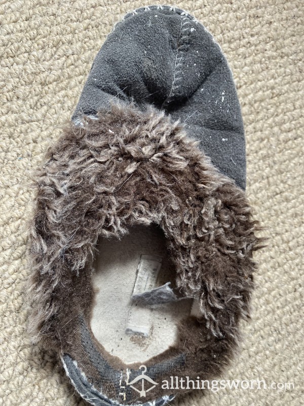 Worn Fat Face Slippers