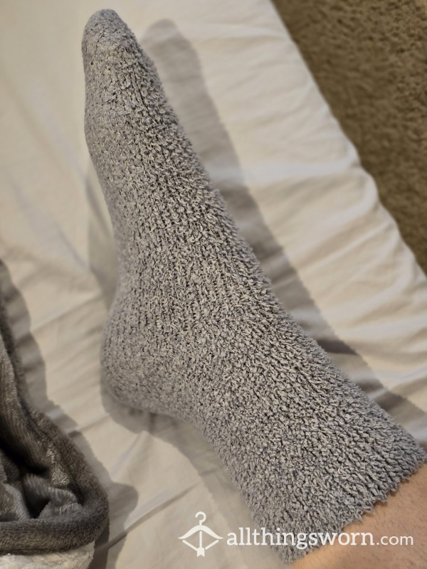 Worn Fleece Socks
