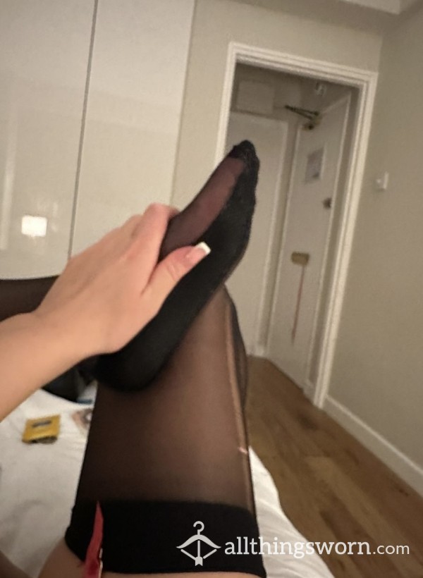 Worn For Sex Ripped Stockings
