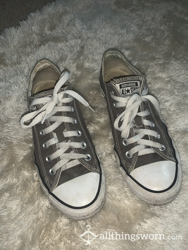 Worn Grey Converse