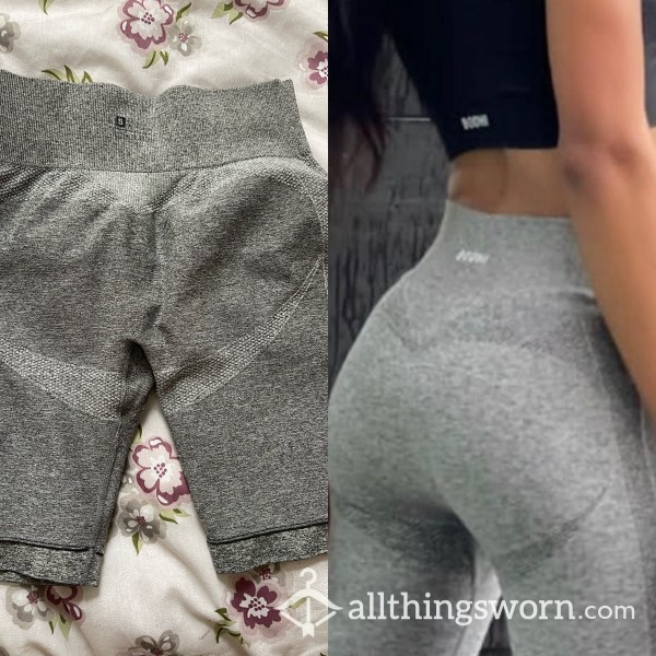 Worn Grey Gym Shorts