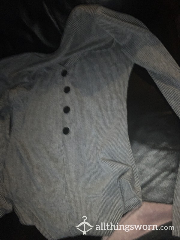 Worn Grey Pyjama Bodysuit photo