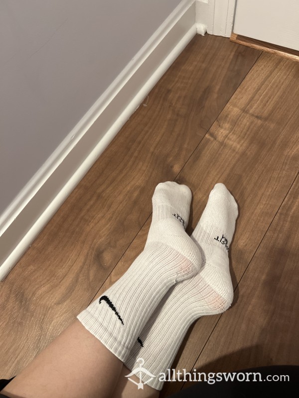 Worn Gym Socks Nike High Ankle
